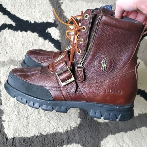 Like New polo by ralph lauren winter boots - Picture 5 of 14